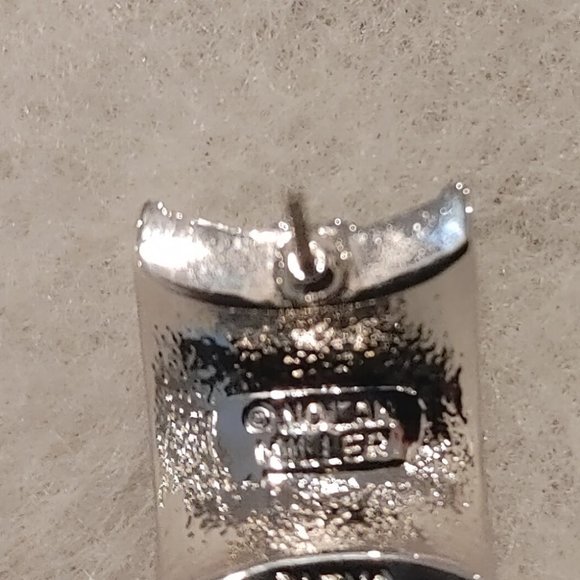 Nolan Miller stud earrings with backs, signed - Picture 5 of 16